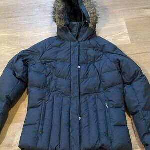 Columbia Puffer Down Womens small navy blue